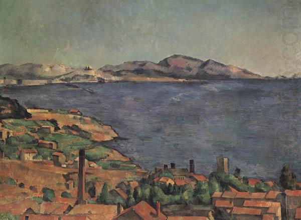 Le Golfe de Marseille vu de L'Estaque,, Paul Cezanne